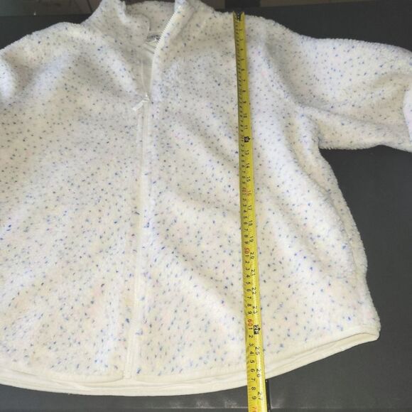 New J Crew Flecked Sherpa Zip Jacket XL - Picture 9 of 12